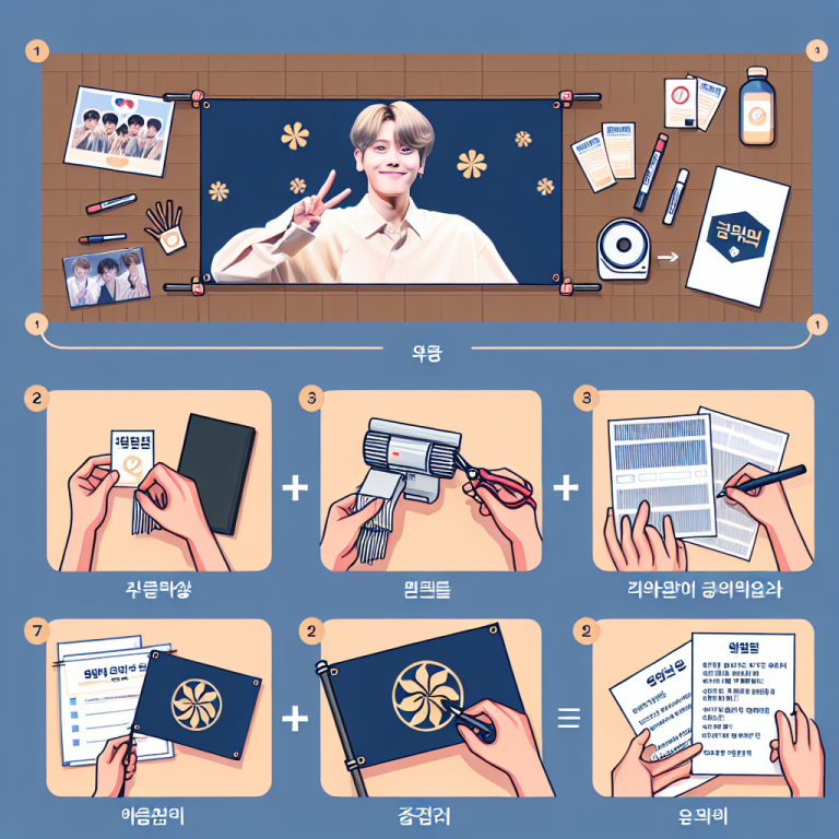 ファンミで役立つハングル横断幕の作り方と禁止事項