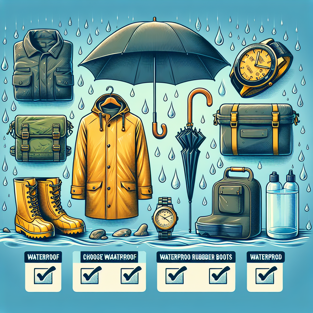 -濡れても安心!防水アイテムの選び方