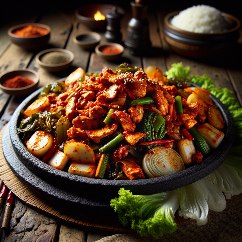 乙支路で味わう絶品ピリ辛タッカルビ