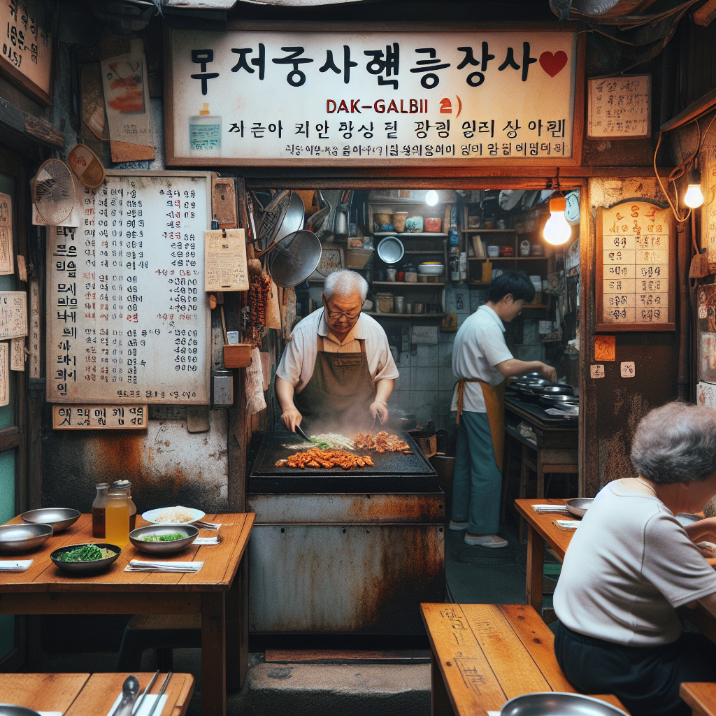 地元民が愛する隠れ家的タッカルビ店