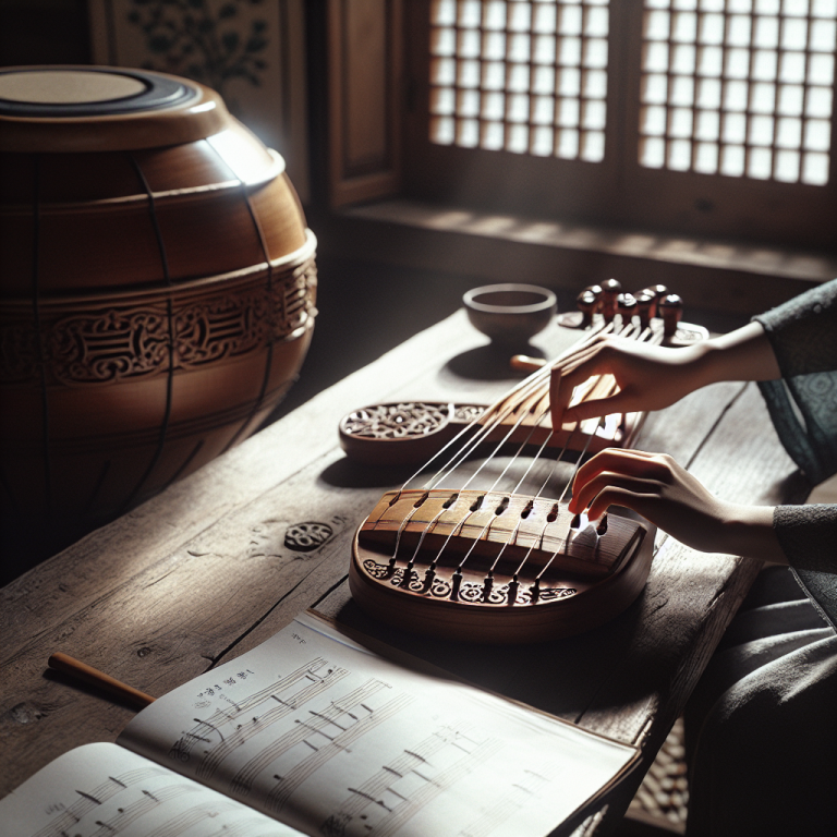 伝統楽器カヤグム演奏体験—初心者でも弾ける簡単メロディ