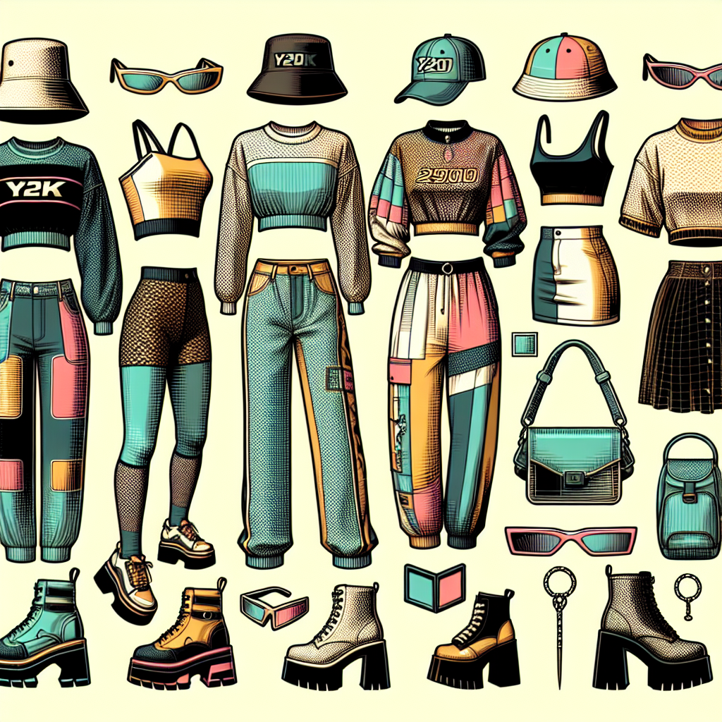 レトロとモダンの融合：Y2Kコーディネート術