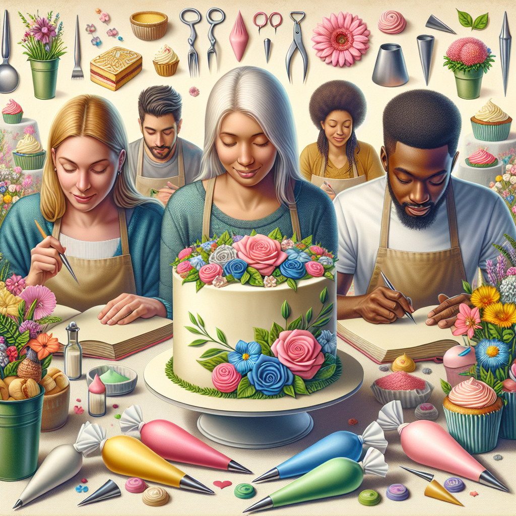 初心者でも安心！お花ケーキ教室の魅力