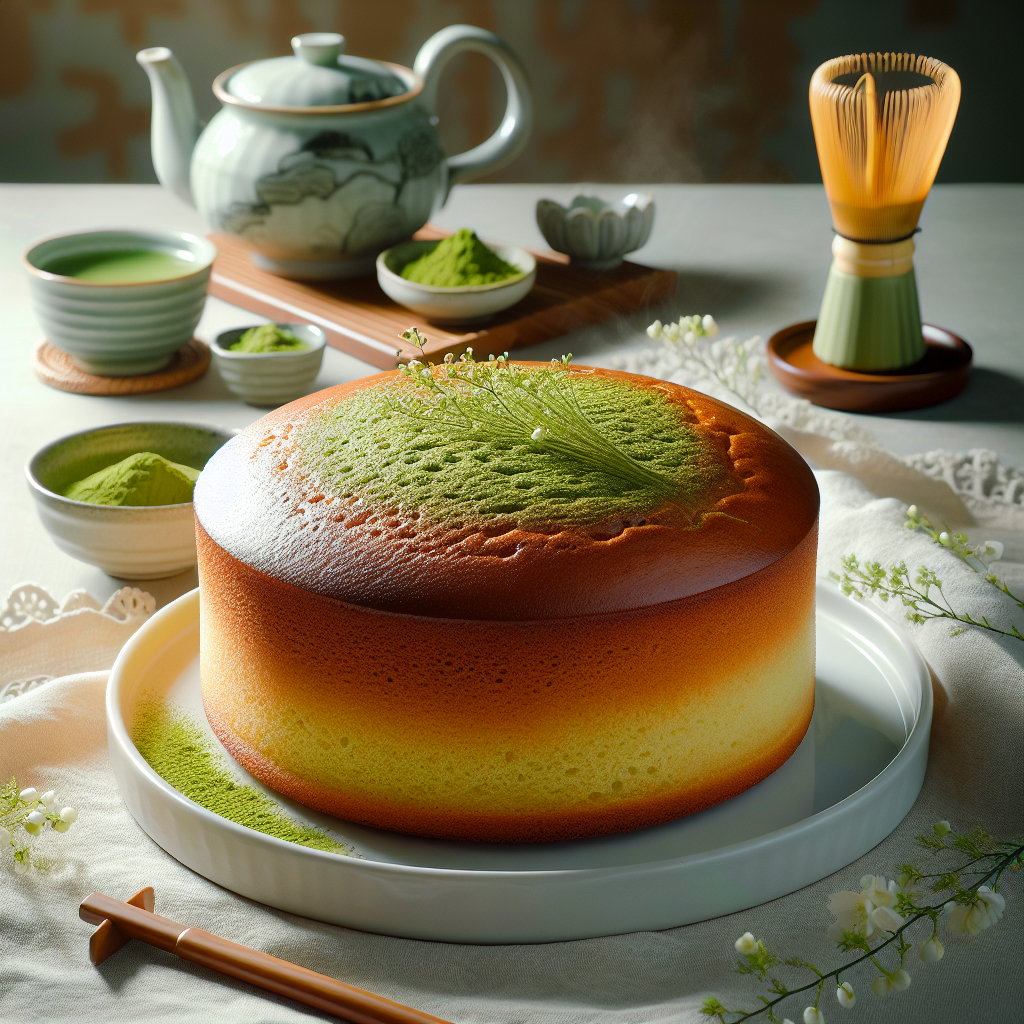 抹茶風味の和風ホットク