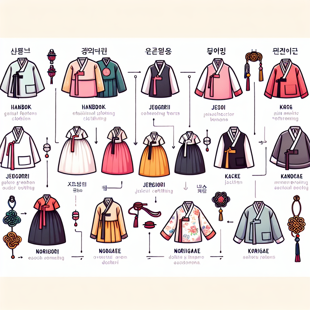 韓国で使える基本ファッション用語