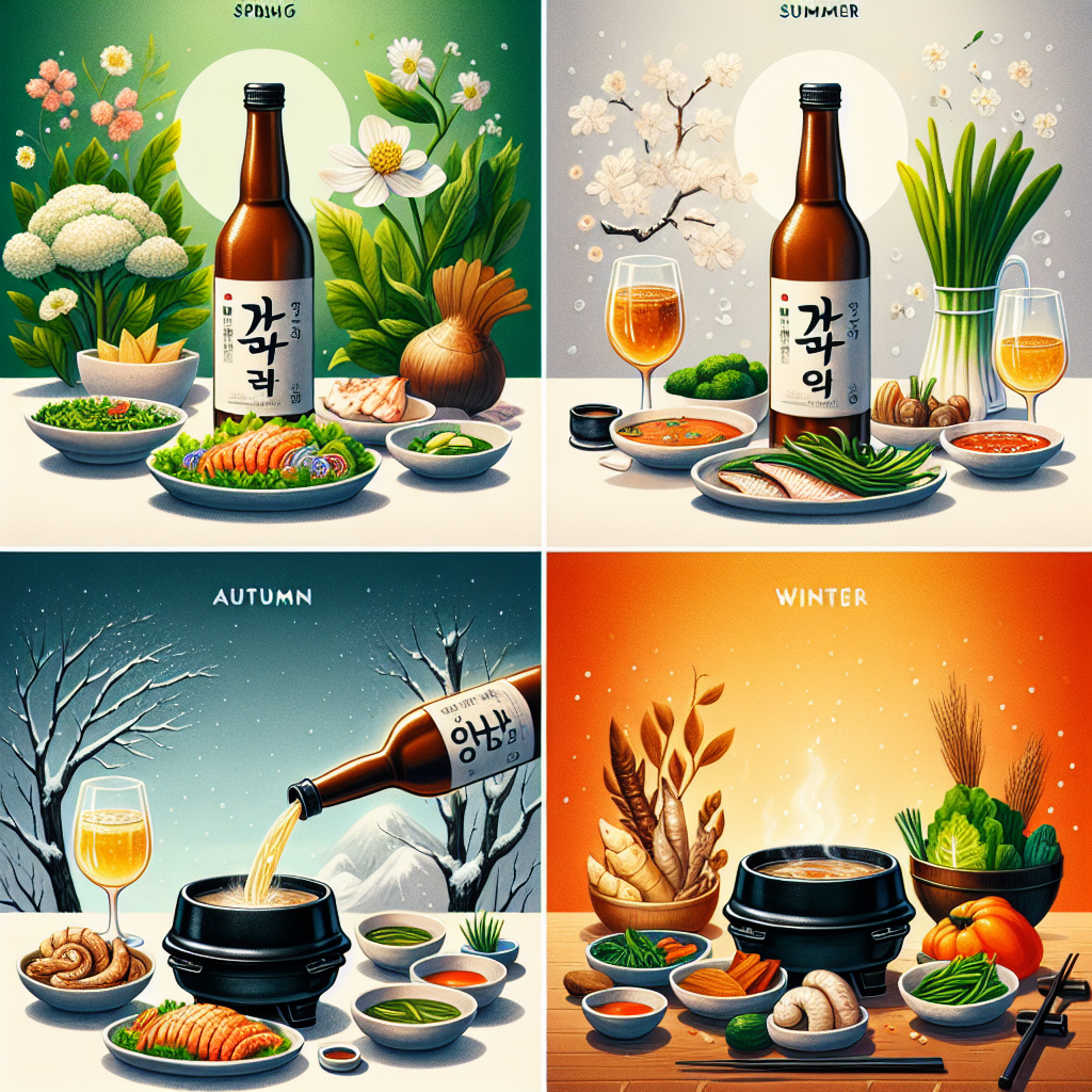 季節ごとのおすすめ百歳酒と料理の組み合わせ