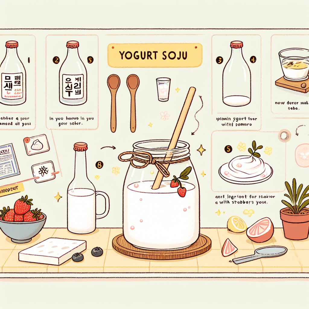 自宅で簡単!ヨーグルトソジュの作り方ガイド