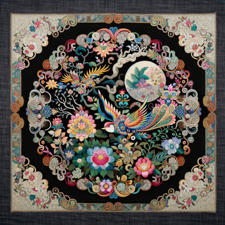 韓国刺繍「ポジャギ」手作り体験で彩るオリジナル風呂敷