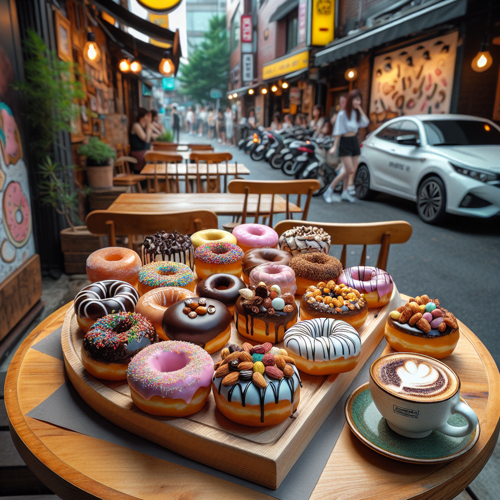 個性豊かなドーナツが勢揃い、弘大カフェ巡り