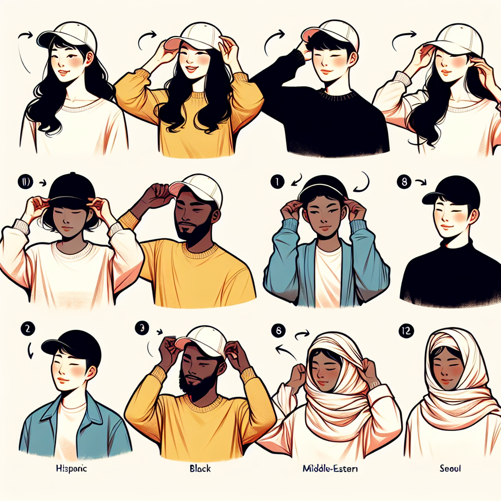 韓国トレンドを取り入れたキャップのかぶり方