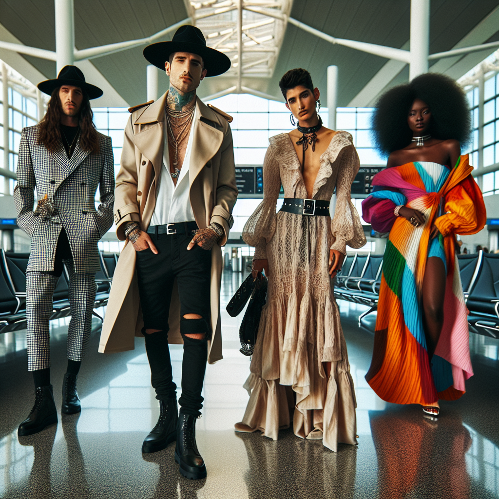 空港で魅せる！アイドルのシンクロコーデ