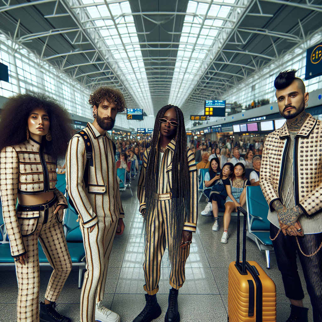 アイドルが実践する、空港でのペアルックテクニック