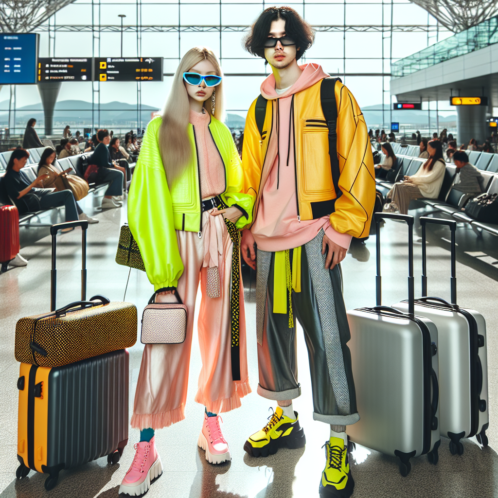 カップル必見！空港で映えるアイドル風コーデ術