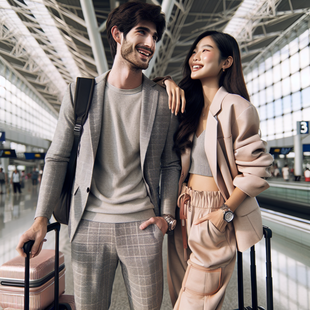 アイドル直伝！空港で楽しむシンクロカップルコーデ