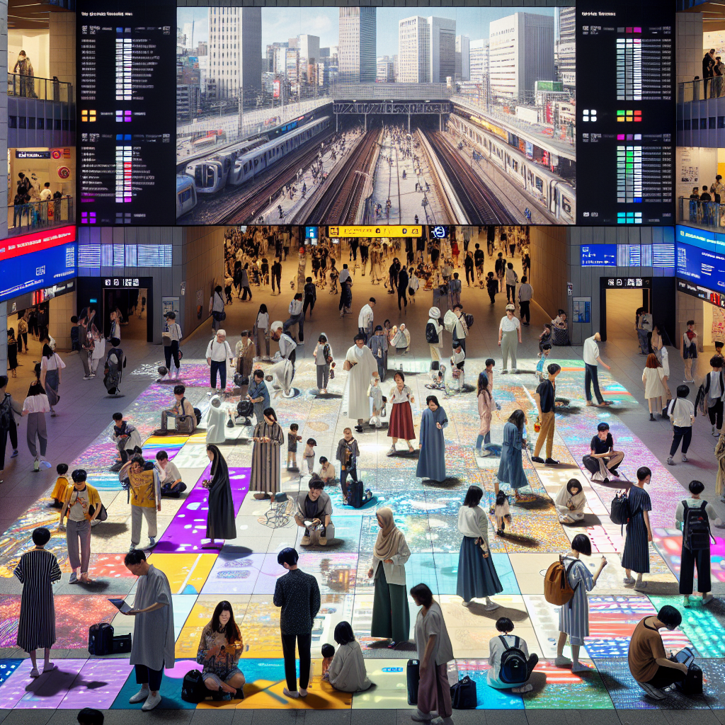-ソウル駅舎で楽しむインタラクティブアート