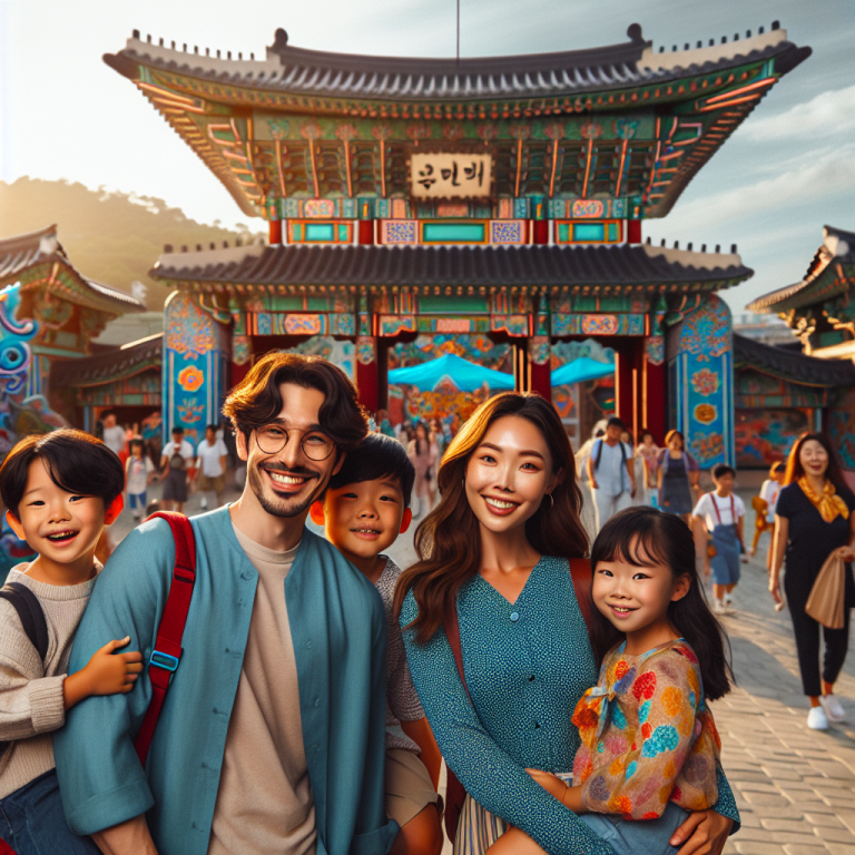 ソウル郊外のテーマパークで韓国民話を体験する家族旅プラン