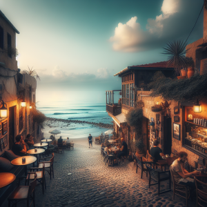 江陵“コーヒー通り”で海を見ながら楽しむ焙煎体験