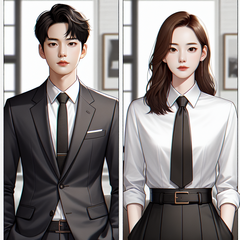 韓国ドラマ『社内恋愛禁止』の制服コーデ再現