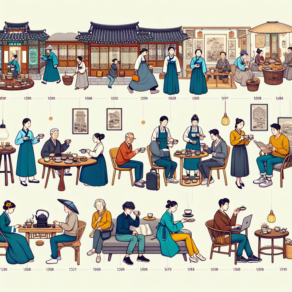 韓国カフェ文化の歴史と進化