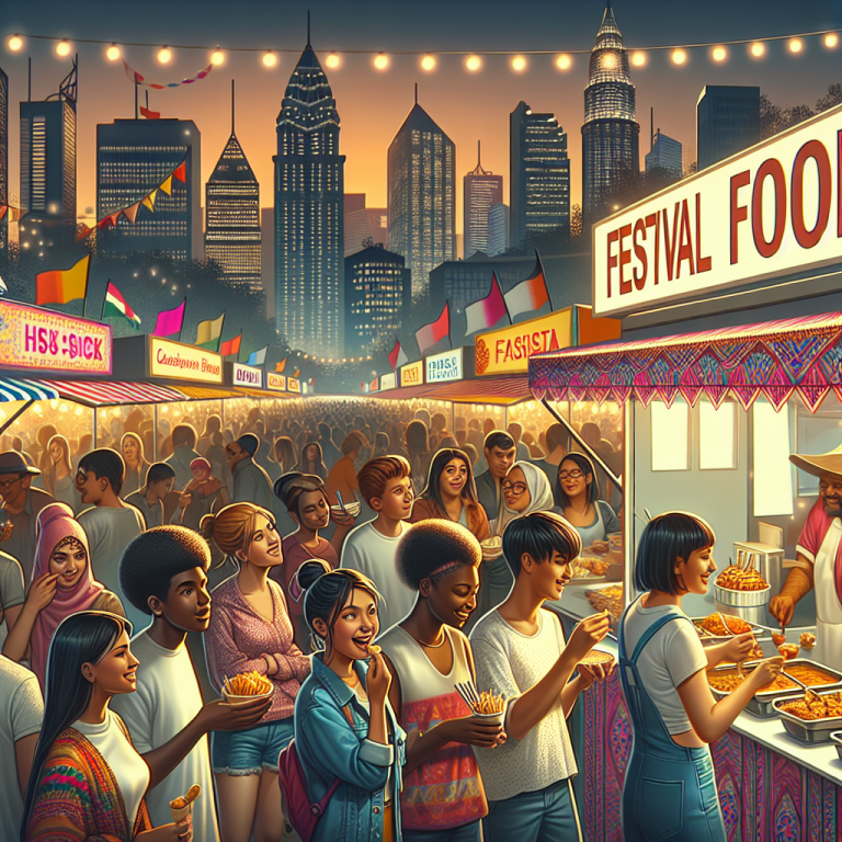 若者文化の象徴「フェスティバルフード」屋台散策術