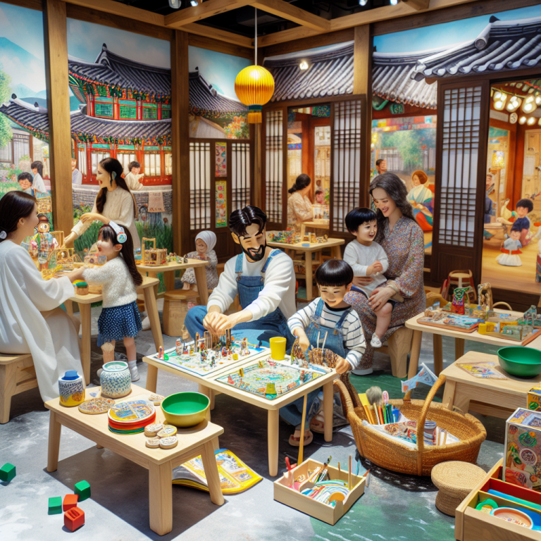 ソウルキッズカフェ事情—文化的遊具と親子体験型イベント