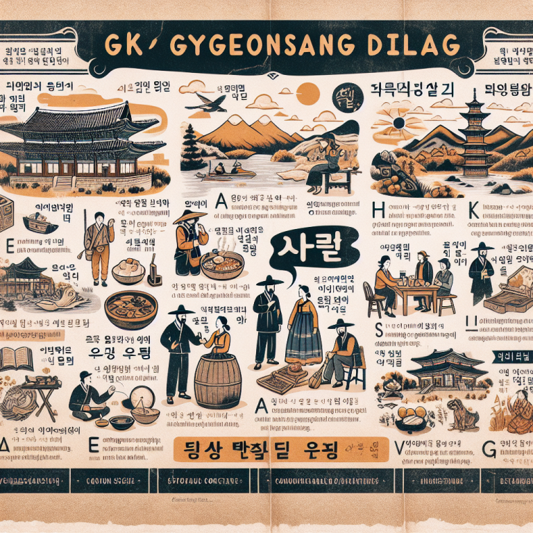 慶尚道方言の特徴—旅行で聞き取るおもしろ言い回し集