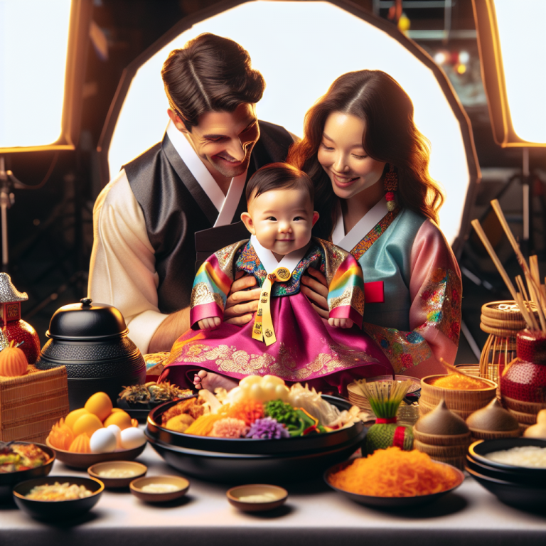 韓国ベビー写真館で祝う100日記念「ペギル」文化体験