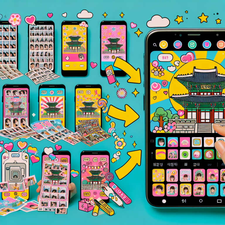 旅先でスマホ写真をプリクラ化—韓国証明写真ブース遊び方