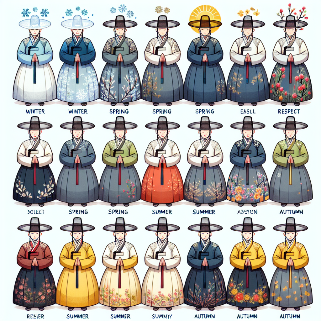 季節ごとの韓国喪服スタイルガイド